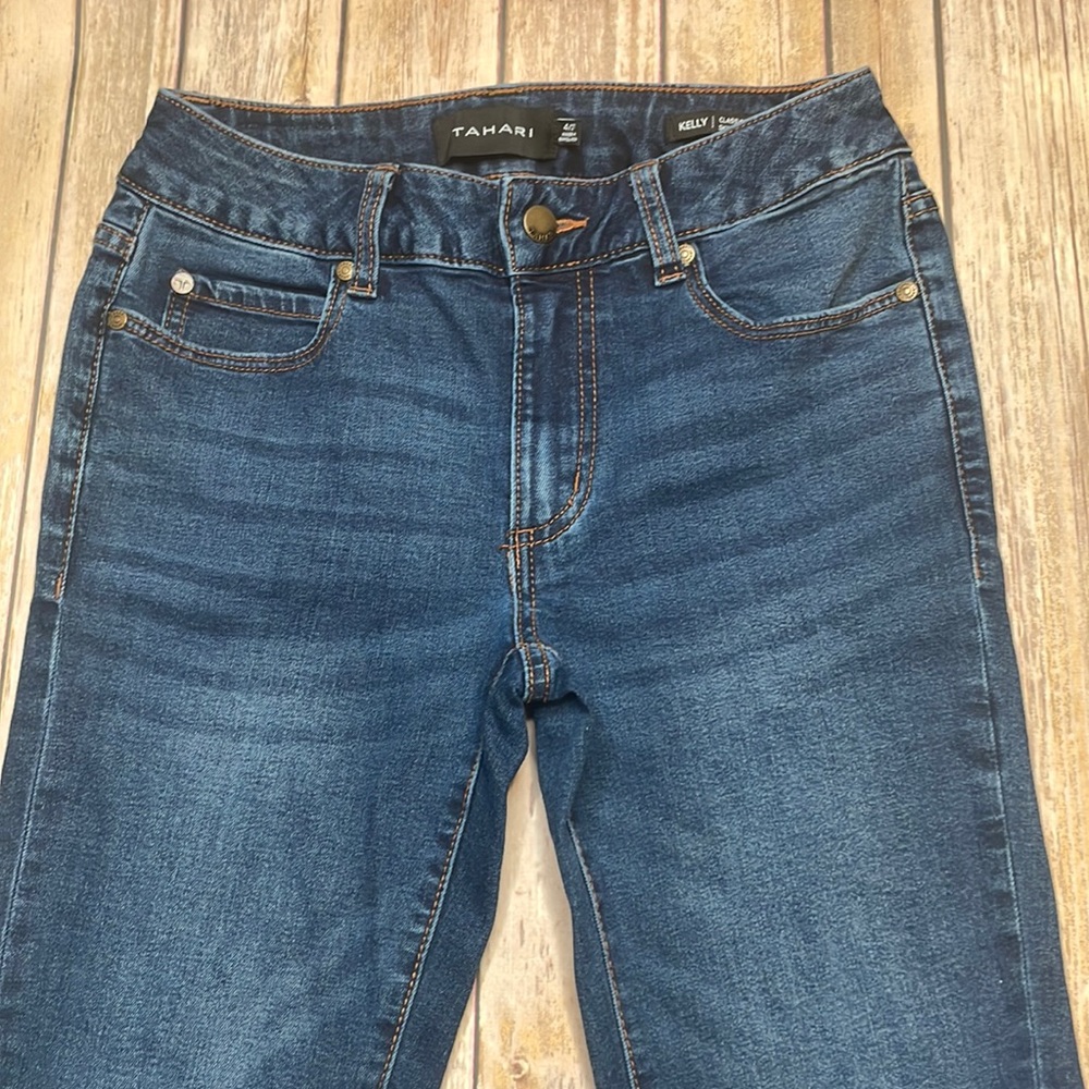 Tahari women jeans size 4/27 classic skinny